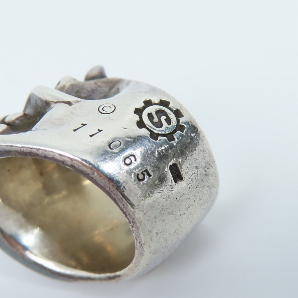 実際に弊社で買取させて頂いた【ギャラ付き】STARLINGEAR/スターリンギア パンチャー デビル スカルリング/21-24号の画像 6枚目