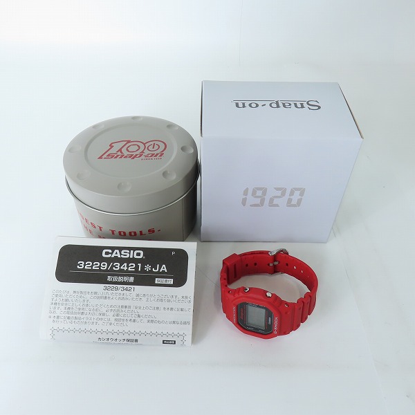 実際に弊社で買取させて頂いたSnap-on×G-SHOCK/スナップオン×Gショック 100周年記念 腕時計 DW-5600VT/CAS060GSの画像 6枚目