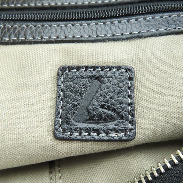 実際に弊社で買取させて頂いた土屋鞄製造所/ツチヤカバン ラウンド ショルダーバッグ ブラックの画像 4枚目