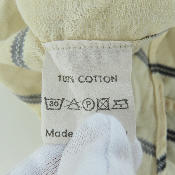 実際に弊社で買取させて頂いたDRIES VAN NOTEN/ドリスヴァンノッテン ストライプシャツ/46の画像 4枚目