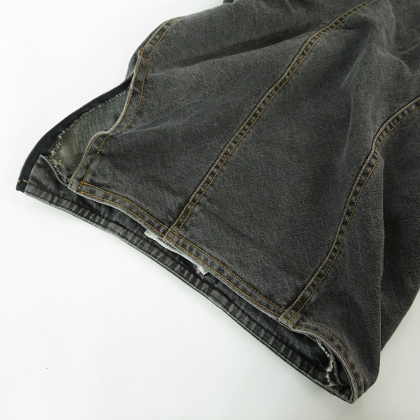 実際に弊社で買取させて頂いたJUNYA WATANABE COMME des GARCONS/ジュンヤワタナベ コムデギャルソン デニムスカート JM S081/Sの画像 4枚目