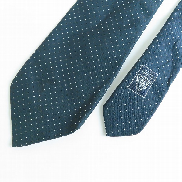 実際に弊社で買取させて頂いたGUCCI/グッチ ドット柄 シルクネクタイ の画像 1枚目