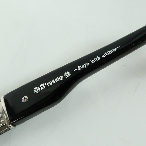 実際に弊社で買取させて頂いたA'rossvy/ロズヴィー 15周年モデル ダイヤモンド メガネフレーム/アイウェア MOD004の画像 5枚目