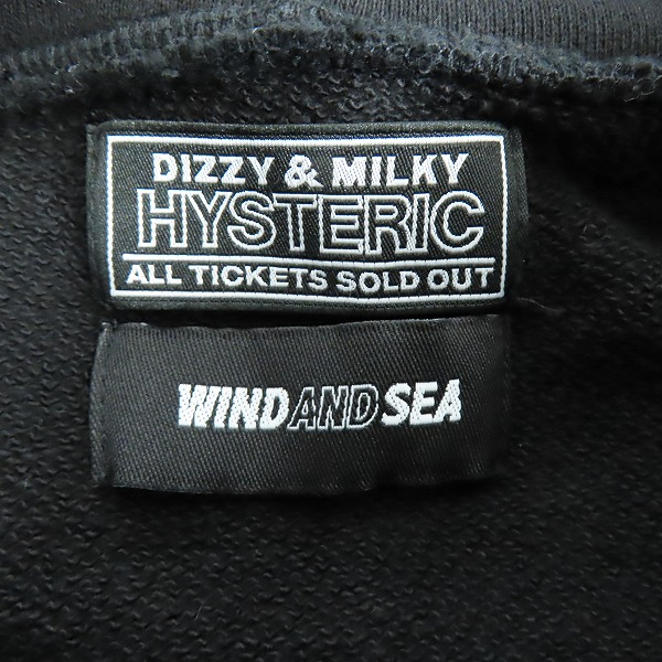 実際に弊社で買取させて頂いたHYSTERIC GLAMOUR×WIND AND SEA/ヒステリックグラマー×ウィンダンシー WDS-C-HYS-23-AP-Q1-16/Lの画像 2枚目