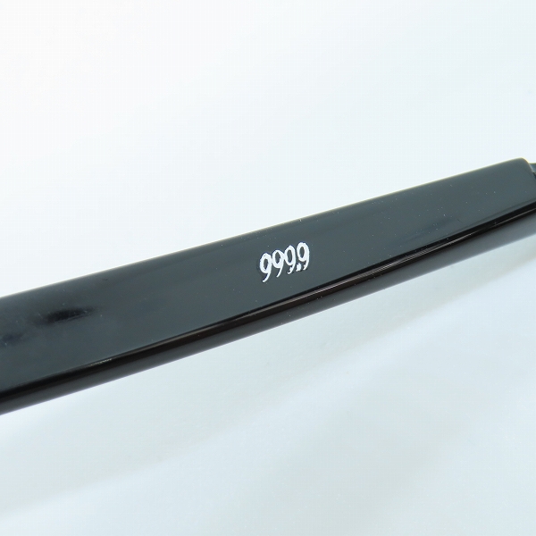 実際に弊社で買取させて頂いた999.9/フォーナインズ 度入り眼鏡/メガネフレーム/アイウェア ブラック NP-601Wの画像 4枚目