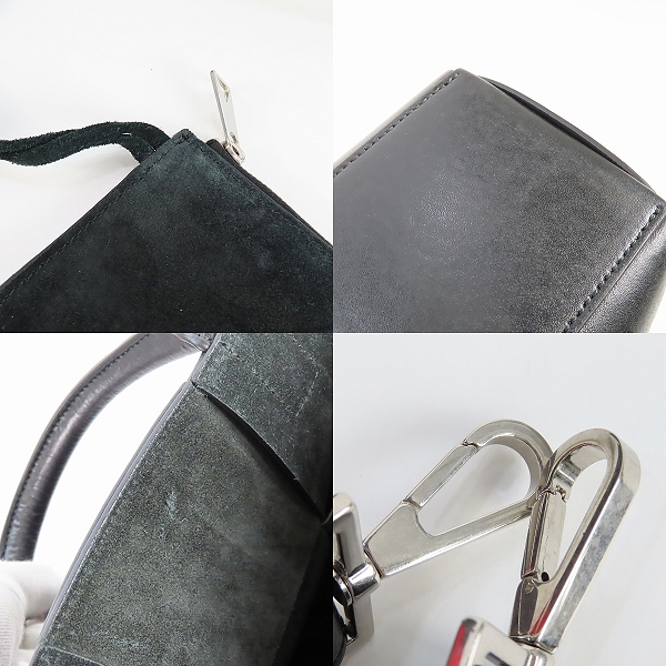 実際に弊社で買取させて頂いたBOTTEGAVENETA/ボッテガヴェネタ マキシイントレチャート アルコトート ショルダーバッグ 736184VB1K08480の画像 7枚目