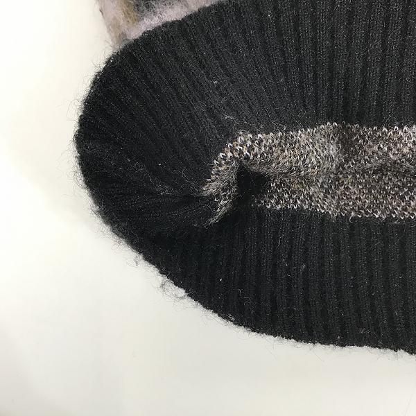 実際に弊社で買取させて頂いたWACKO MARIA/ワコマリア LEOPARD MOHAIR KNIT SWEATER/レオパードモヘアニットセーター/Lの画像 6枚目