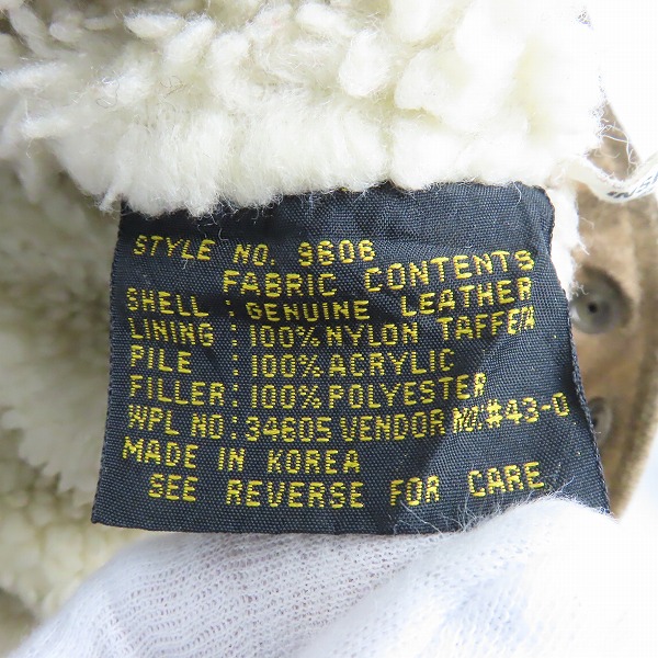 実際に弊社で買取させて頂いたLevi's/リーバイス スエード ボア ジャケット/XLの画像 4枚目