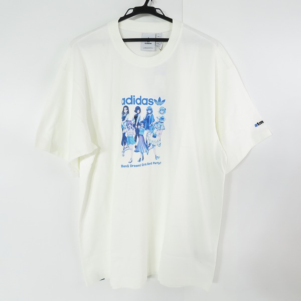 実際に弊社で買取させて頂いた【未使用】adidas × atmos × BanG Dream! Girls Band Party!/アディダス×アトモス×バンドリ プリントデザイン TEE SS/2XO