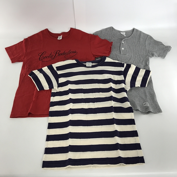 実際に弊社で買取させて頂いた【おまとめ】COOTIE/クーティー Tシャツ ヘンリーネック/クルーネック カットソー