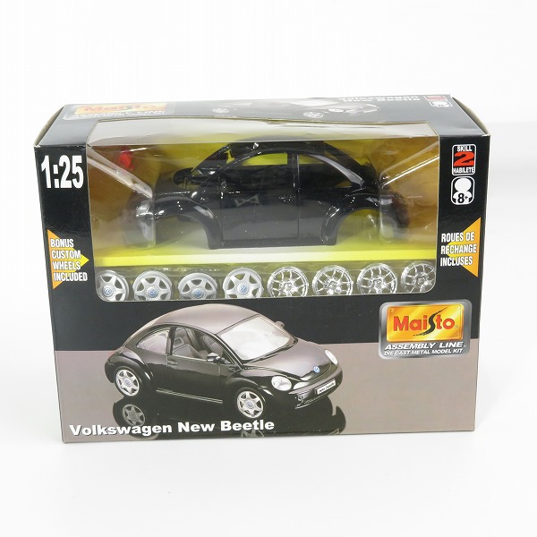 実際に弊社で買取させて頂いた【未組立】Maisto/マイスト アッセンブリーライン 1/25 VOLKSWAGEN NEW BEETLE フォルクスワーゲン  ニュービートル ミニカー