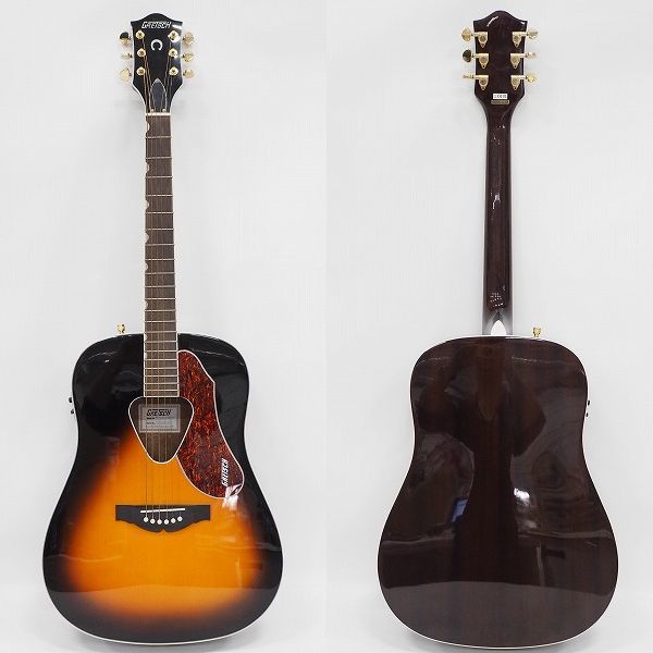 実際に弊社で買取させて頂いた★GRETSCH/グレッチ  G5024E エレアコ/アコースティックギター/アコギ ソフトケース付の画像 1枚目