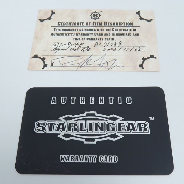 実際に弊社で買取させて頂いた【ギャラ付き】STARLINGEAR/スターリンギア マイクロフレームスカルペンダントトップの画像 8枚目