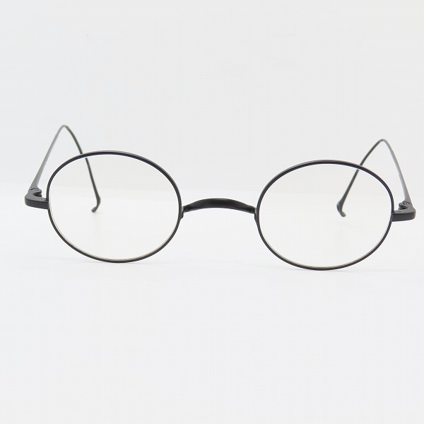 実際に弊社で買取させて頂いた金子眼鏡/カネコガンキョウ 井戸多美男作 メガネフレーム T416 MBKの画像 1枚目