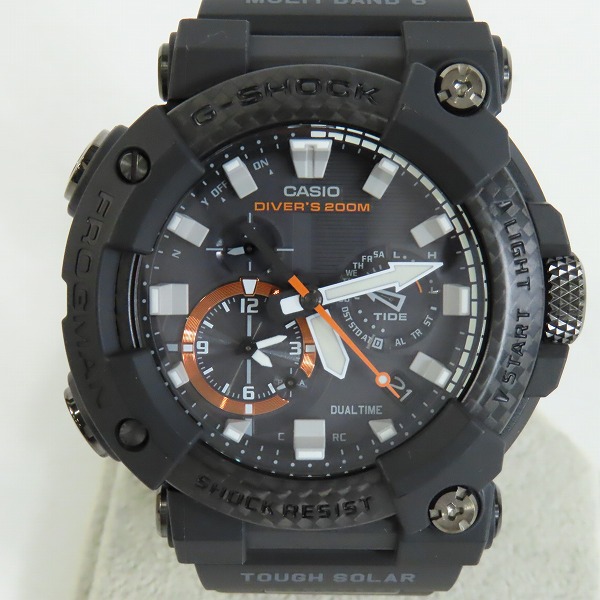 実際に弊社で買取させて頂いた【保証期間内】G-SHOCK/Gショック FROGMAN/フロッグマン Bluetooth ソーラー電波時計 GWF-A1000XC-1AJF