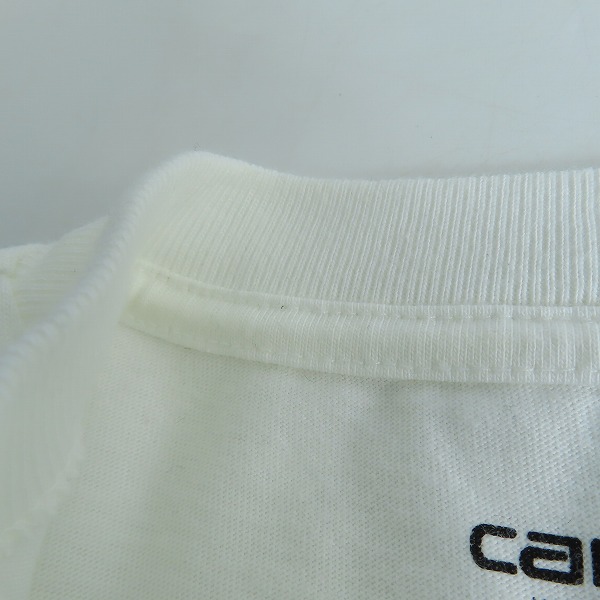実際に弊社で買取させて頂いたCarhartt/カーハート半袖Tシャツ ロゴ ホワイト Lの画像 7枚目