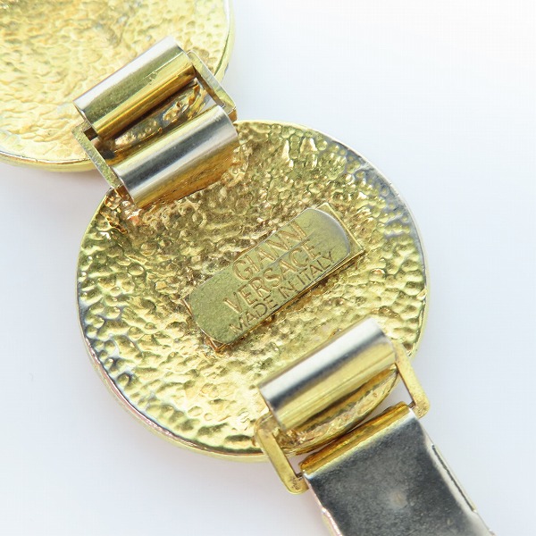 実際に弊社で買取させて頂いたGIANNI VERSACE/ジャンニヴェルサーチ コイン ブレスレットの画像 5枚目