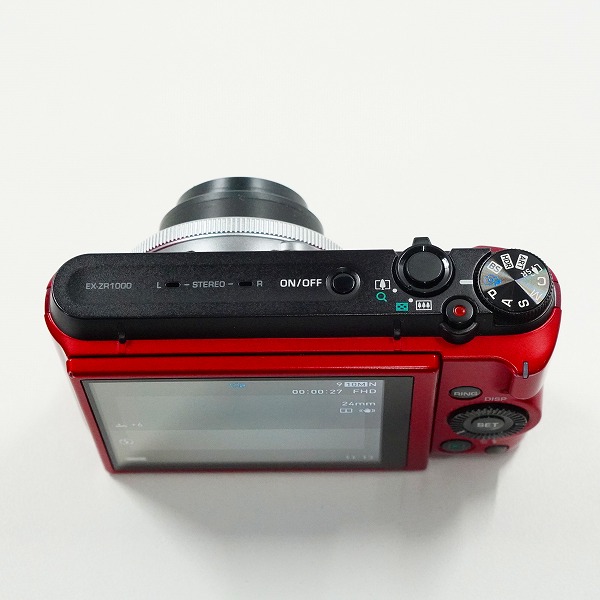 実際に弊社で買取させて頂いたCASIO/カシオ EXILIM EX-ZR1000 コンパクトデジタルカメラ 簡易動作確認済みの画像 4枚目