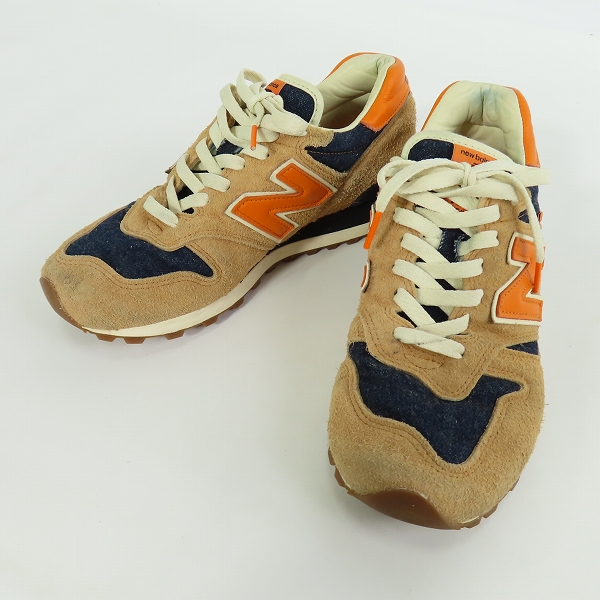 実際に弊社で買取させて頂いたLEVI'S×New Balance/リーバイス×ニューバランス コーンデニム オレンジタブ 35周年 コラボ スニーカー M1300LV/26.0