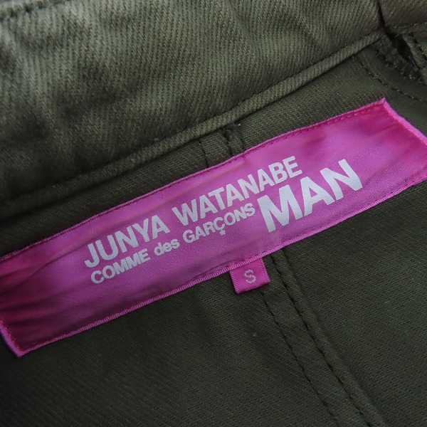 実際に弊社で買取させて頂いたJUNYAWATANABE COMME des GARCONS MAN/ジュンヤワタナベコムデギャルソンマン トレンチコート AD2003 UM-C002 Sの画像 2枚目