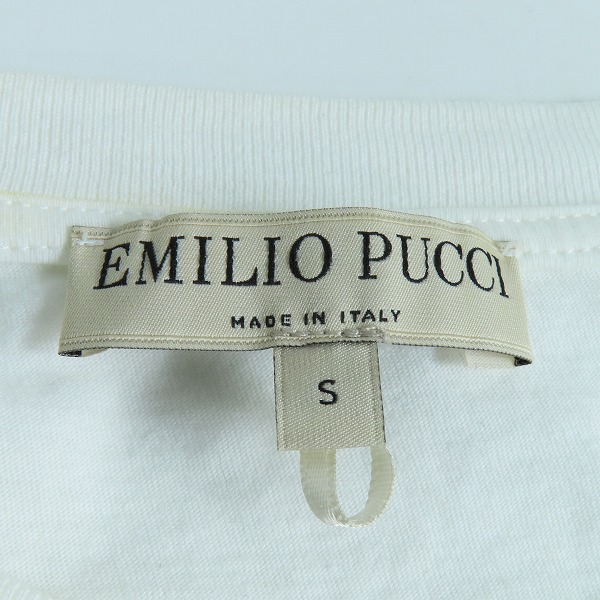 実際に弊社で買取させて頂いたEMILIO PUCCI/エミリオプッチ プリント Tシャツ/Sの画像 2枚目