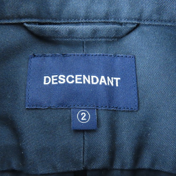 実際に弊社で買取させて頂いたDESCENDANT/ディセンダント 刺繍ロゴ B.D.シャツ/2の画像 2枚目