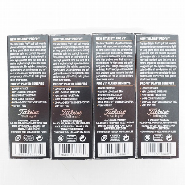実際に弊社で買取させて頂いた【未使用】Titleist/タイトリスト PRO V1 ゴルフボール ホワイト 1ダースの画像 3枚目