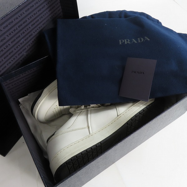 実際に弊社で買取させて頂いたPRADA/プラダ ダウンタウン スニーカー 2EE364/5.5の画像 9枚目