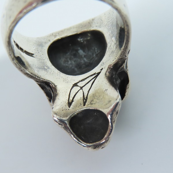 実際に弊社で買取させて頂いたCRAZY PIG/クレイジーピッグ トライバルスカルリング 21号の画像 6枚目