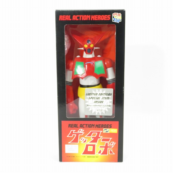 実際に弊社で買取させて頂いたMEDI COM TOY/メディコムトイ リアルアクションヒーローズ/RAH ゲッターロボ フィギュア