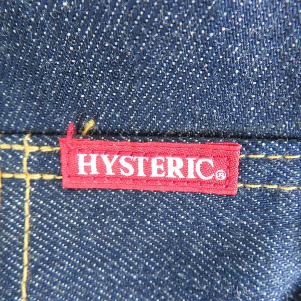 実際に弊社で買取させて頂いたHYSTERIC GLAMOUR/ヒステリックグラマー RAWデニム 2ND TYPE デニムジャケット 0261AB09 Sの画像 3枚目