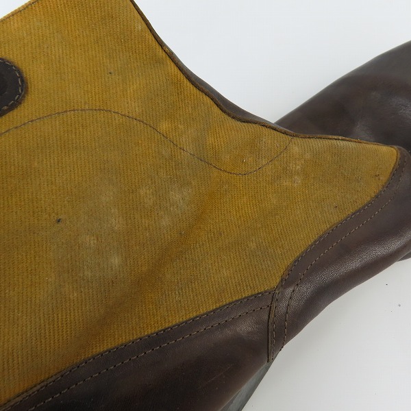 実際に弊社で買取させて頂いたTRIUMPH×Paul Smith/トライアンフ×ポールスミス バックジップ ワークブーツ/8の画像 7枚目