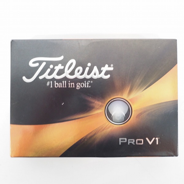 実際に弊社で買取させて頂いた【未使用】Titleist/タイトリスト PRO V1 ゴルフボール ホワイト 1ダースの画像 2枚目