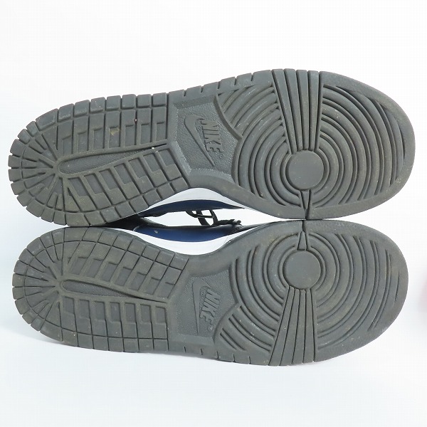実際に弊社で買取させて頂いたNIKE×FRAGMENT DESIGN/ナイキ×フラグメントデザイン DUNK HI/ダンク ハイ ミッドナイトネイビー DJ0383-400/27.5の画像 2枚目