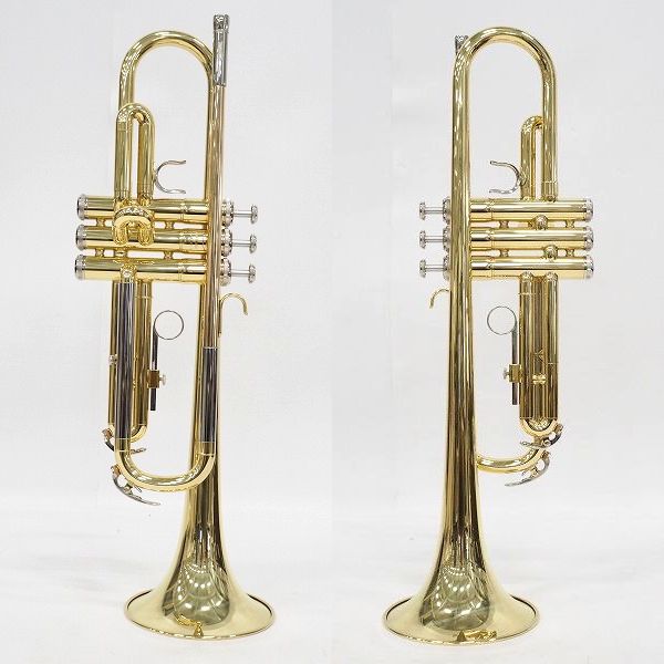 実際に弊社で買取させて頂いた【美品】YAMAHA/ヤマハ YTR-2320E/YTR2320E トランペット ゴールド ハードケース付の画像 1枚目