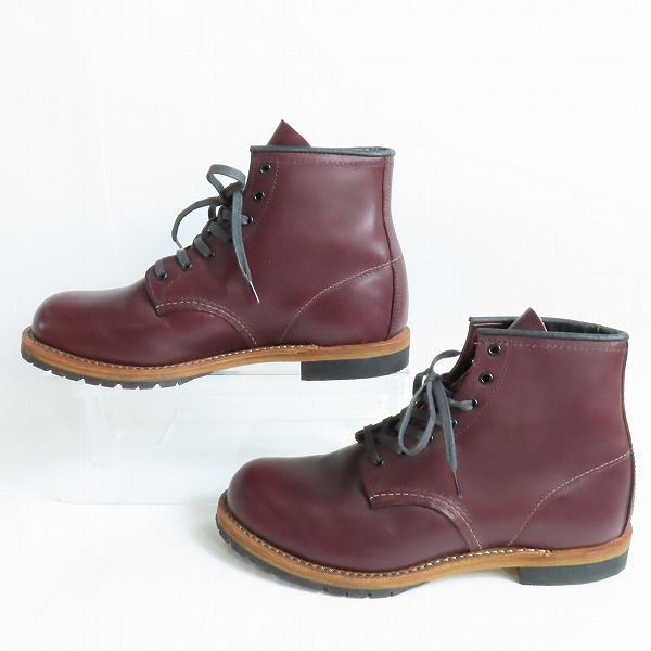 実際に弊社で買取させて頂いたRED WING/レッドウィング BECKMAN/ベックマン ブーツ ブラックチェリー 9011/9の画像 3枚目