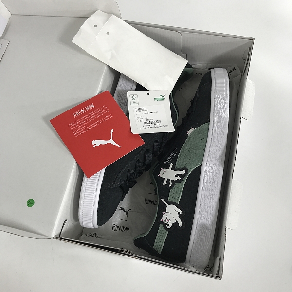 実際に弊社で買取させて頂いたPUMA x RIPNDIP/プーマ×リップンディップ SUEDE 2 スニーカー 393872-01/27.0の画像 7枚目