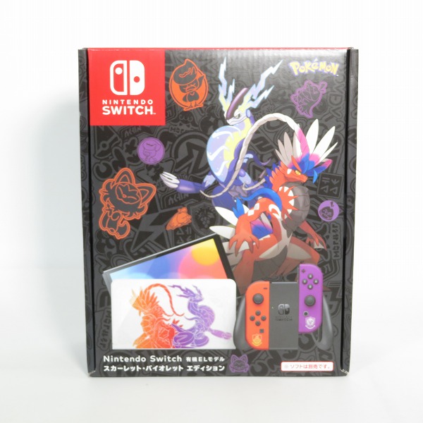 実際に弊社で買取させて頂いた任天堂 Nintendo Switch/ニンテンドースイッチ 有機ELモデル ポケモン スカーレット・バイオレットエディション HEG-S-KEAAA
