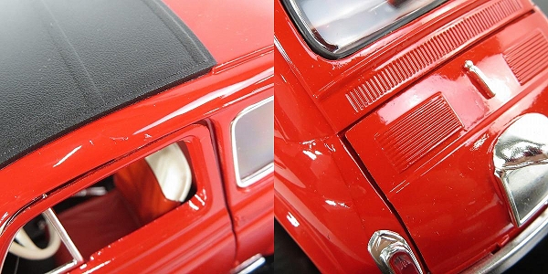 実際に弊社で買取させて頂いた【難有り】SOLIDO/ソリド 1/16 FIAT 500 1965/フィアット 500 ＃29 Ref.8044 ミニカーの画像 6枚目