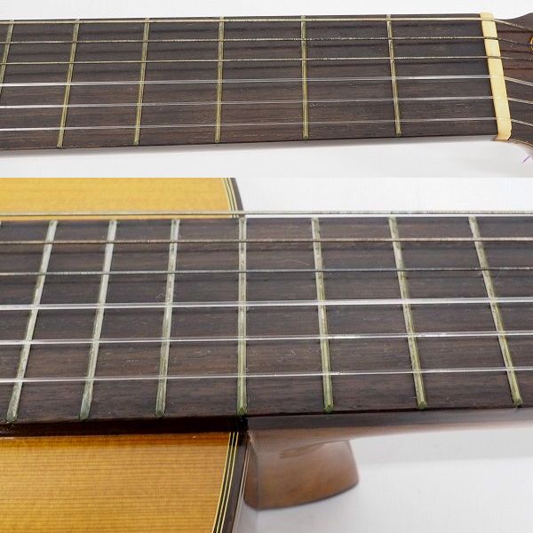 実際に弊社で買取させて頂いた★RYOJI MATSUOKA/松岡良治 LUTHIER Model No.M80 クラシックギター/ガットギター 日本製 ハードケース付の画像 3枚目