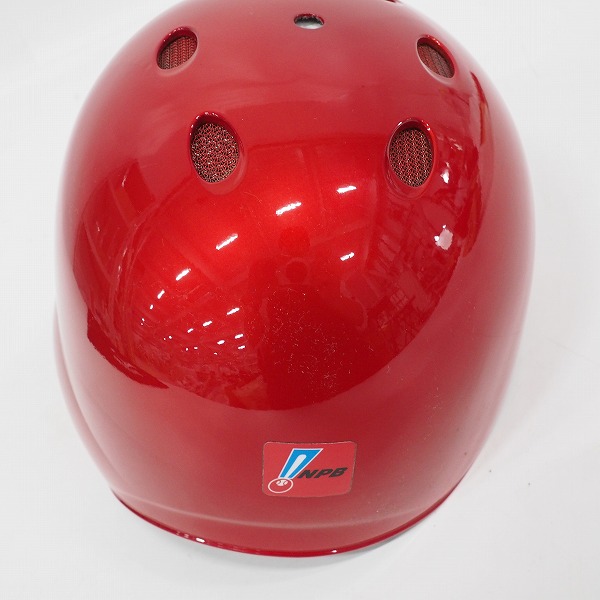 実際に弊社で買取させて頂いた★【美品】Carp Guitar 2nd Red 広島カープ ヘルメットギター アンプ内蔵エレキギター ソフトケース付の画像 8枚目