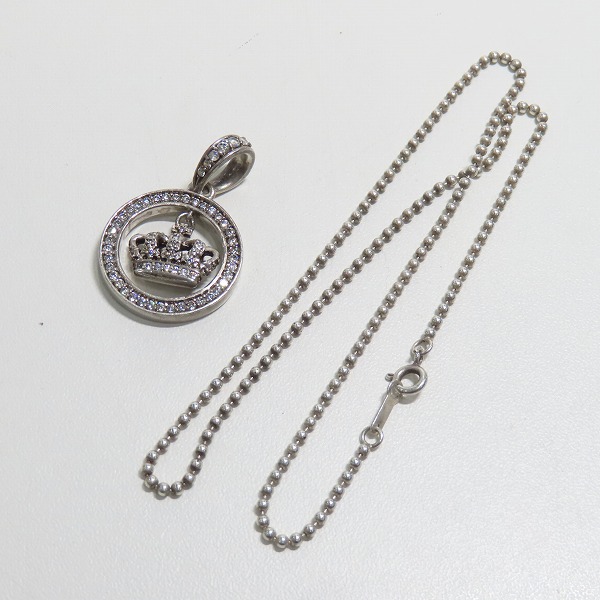 実際に弊社で買取させて頂いたJustin Davis/ジャスティンデイビス ST.MARTIN クラウンサークル ペンダントトップの画像 6枚目