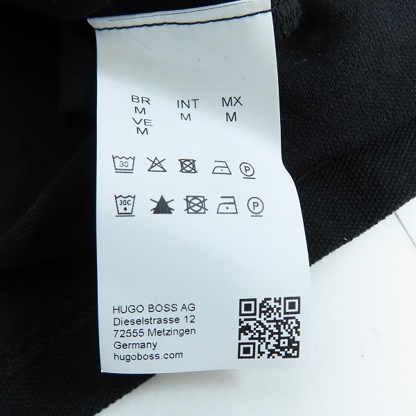 実際に弊社で買取させて頂いたHugo Boss/ヒューゴボス Regular Fit Polos in Cotton PALLAS ロゴ刺繍ポロシャツ 10108581/Mの画像 3枚目