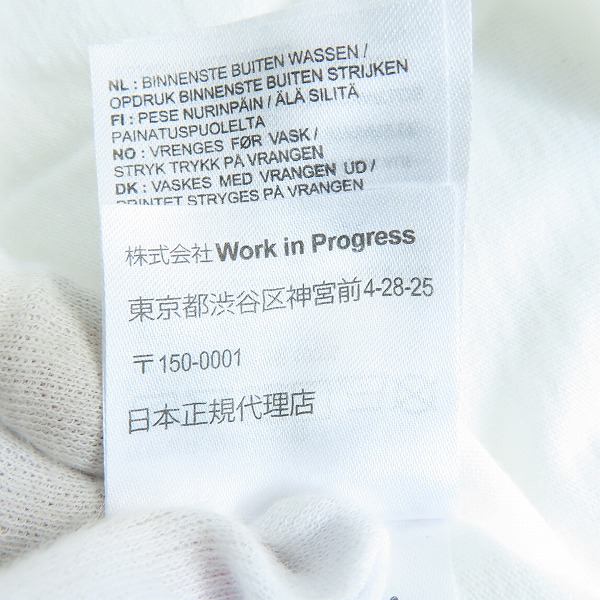 実際に弊社で買取させて頂いたCarhartt/カーハート半袖Tシャツ ロゴ ホワイト Lの画像 6枚目