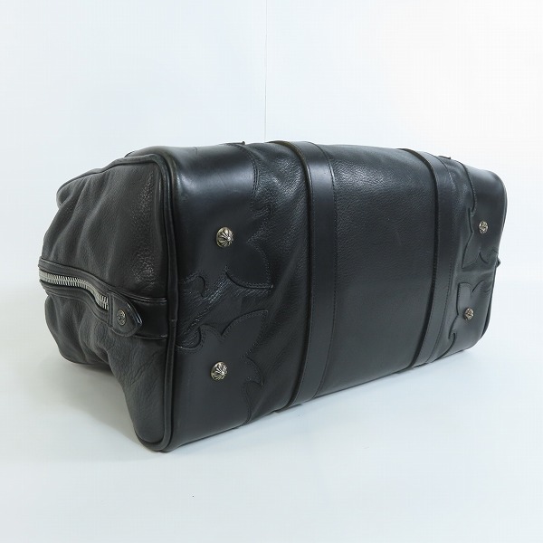 実際に弊社で買取させて頂いたCHROME HEARTS/クロムハーツ Weekender ミディアムレザー BSフレアパッチ トート ボストンバッグの画像 2枚目
