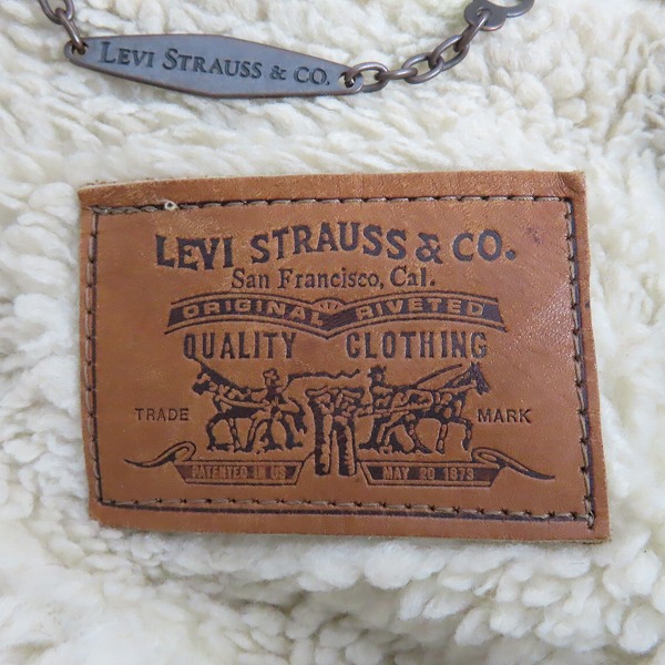 実際に弊社で買取させて頂いたLevi's/リーバイス スエード ボア ジャケット/XLの画像 2枚目