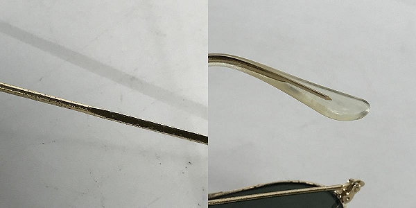 実際に弊社で買取させて頂いたRay-Ban/レイバン B&L/ボシュロム社製 ダブルブリッジ/ツーブリッジ サングラス アイウェアの画像 9枚目