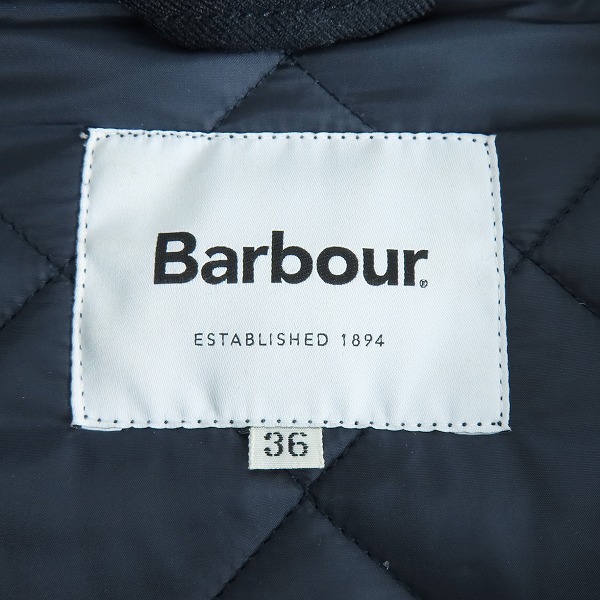 実際に弊社で買取させて頂いたBarbour/バブアー SHIPS別注 ビデイル キルティングジャケット 1802193/36の画像 3枚目