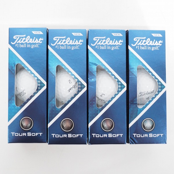 実際に弊社で買取させて頂いた【未使用】Titleist/タイトリスト TOUR SOFT ゴルフボール ホワイト 1ダース