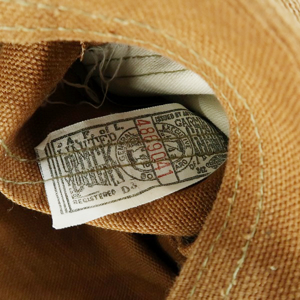 実際に弊社で買取させて頂いたCarhartt/カーハート ダック生地 作業着/オーバーオール ワークウェア の画像 3枚目